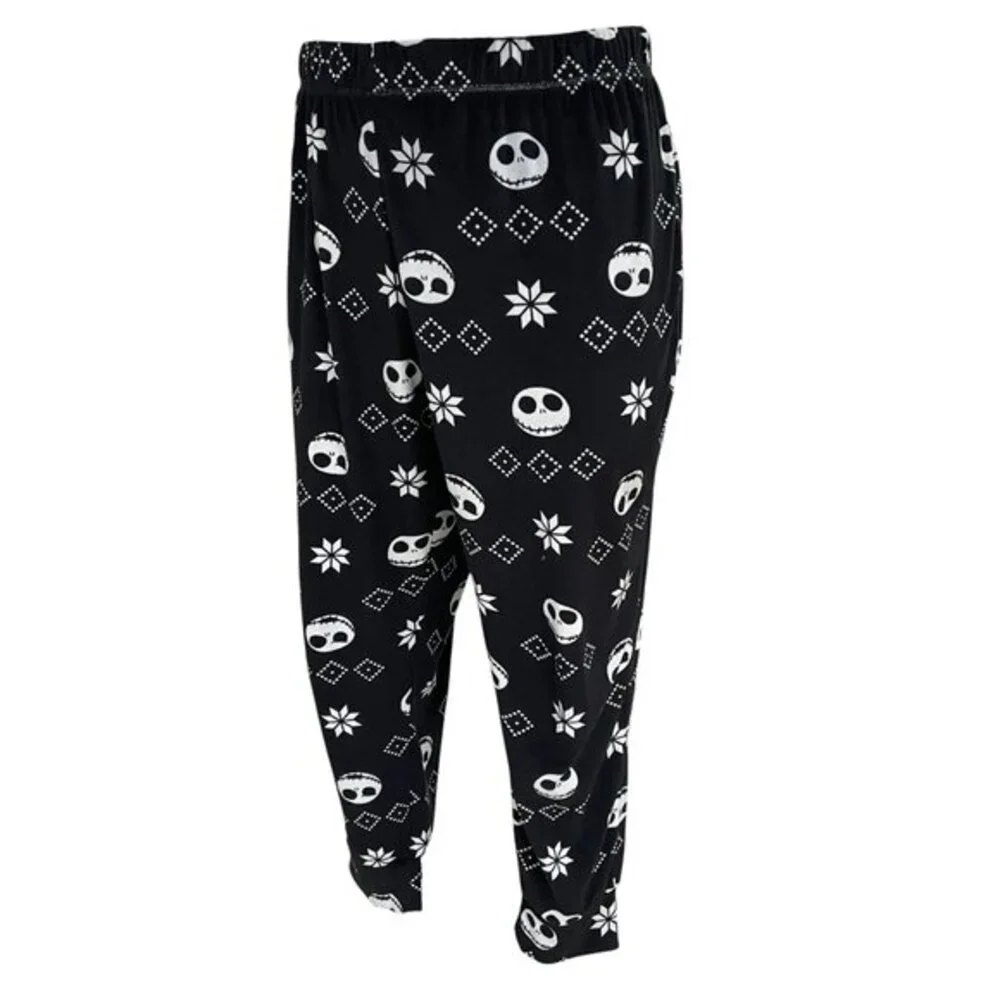 Disney Jack Skellington Sleep Pants 2X Cozy Gothcore Christmas Loungewear - Picture 4 of 9